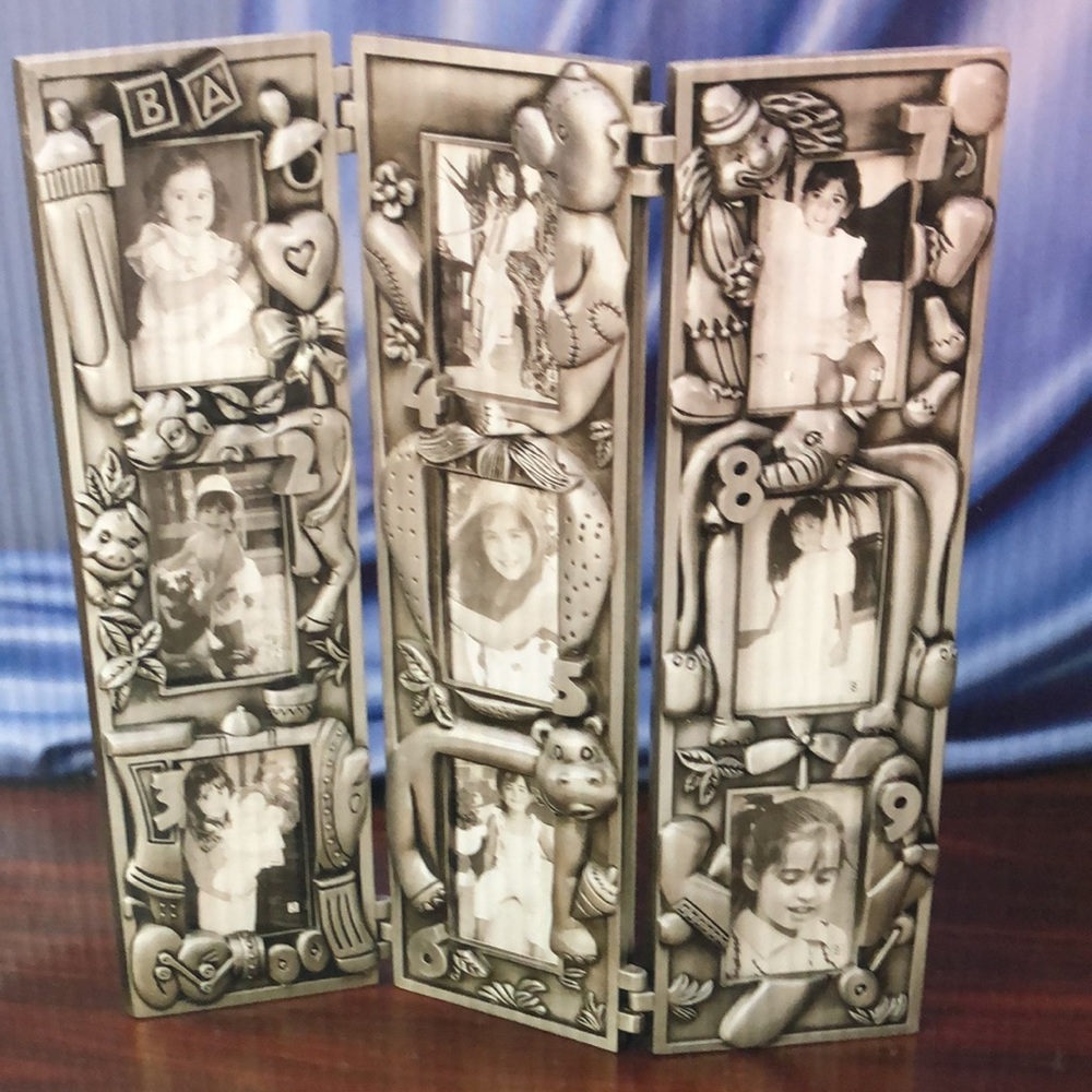Child’s Growth Silver Picture Frame